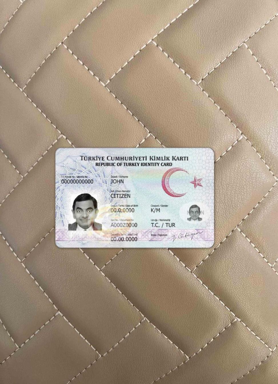 Realistic Turkey ID photolook sample